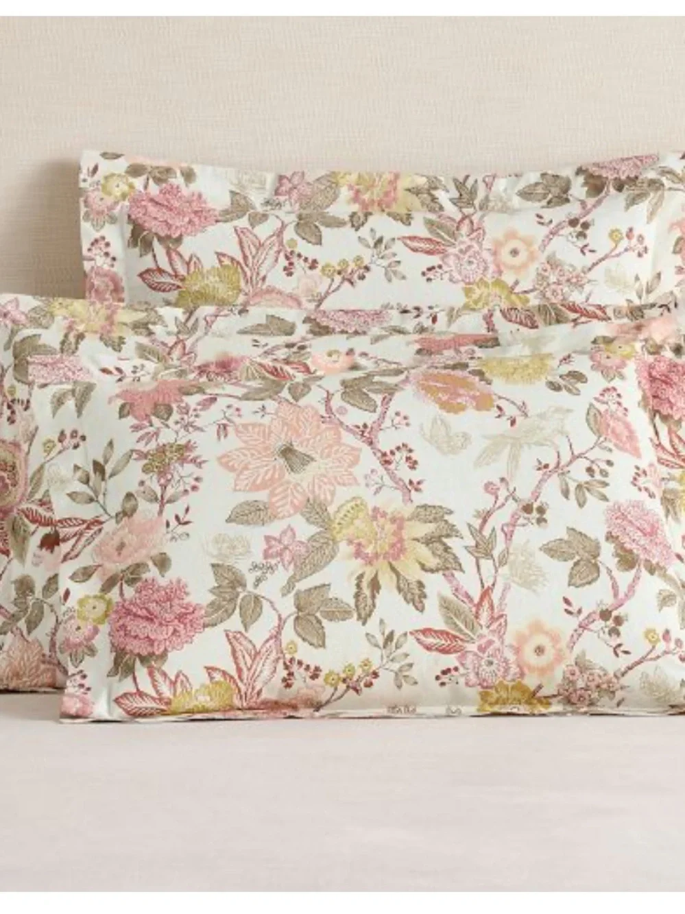 Set of 2 Pottery Barn Juliana Palampore Pillow Shams King OR Euro